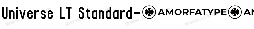 Universe LT Standard字体转换